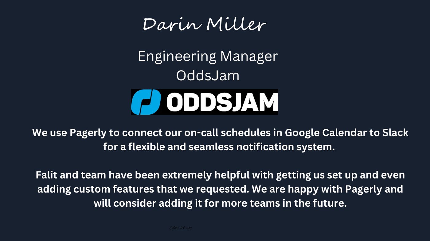 Testimonial from Darin Miller about Pagerly