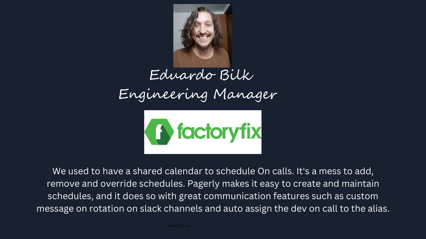 Customer testimonial about Pagerly